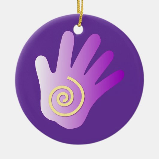 ヒーリングハンドオーナメント セラミックオーナメント (正面)