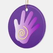ヒーリングハンドオーナメント セラミックオーナメント (左)