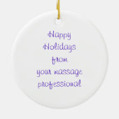 ヒーリングハンドオーナメント セラミックオーナメント (裏面)