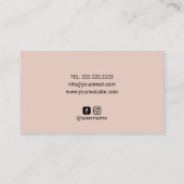 ヒーリングハンドバラ金ゴールドスパイラルマッサージスパサロン 名刺 (裏面)