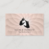 ヒーリングハンドバラ金ゴールドスパイラルマッサージスパサロン 名刺 (正面)