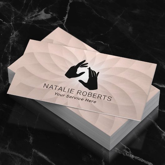 ヒーリングハンドバラ金ゴールドスパイラルマッサージスパサロン 名刺