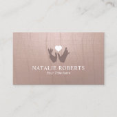 ヒーリングハンド&ハートマッサージセラピーヴィンテージ禅 名刺 (正面)