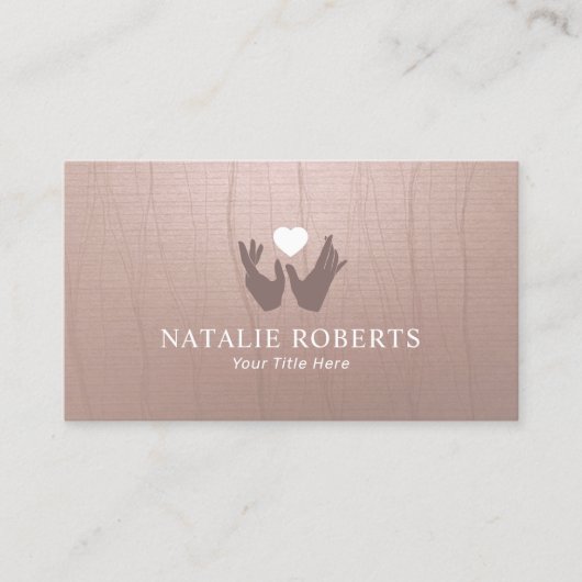 ヒーリングハンド&ハートマッサージセラピーヴィンテージ禅 名刺 (正面)