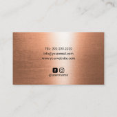 ヒーリングハンド&ハートマッサージセラピー銅 名刺 (裏面)