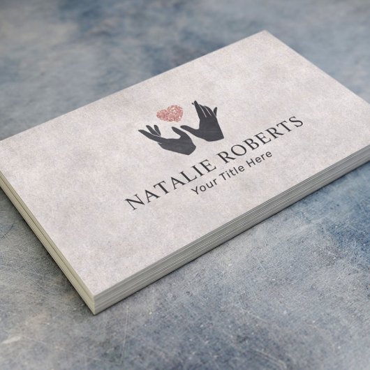 ヒーリングハンド&ハートヴィンテージマッサージセラピー 名刺