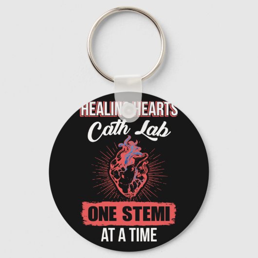ヒーリングハートCath Lab One Stemi キーホルダー (正面)