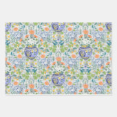 ヒーリングハーブ包装紙セット ラッピングペーパーシート (正面)