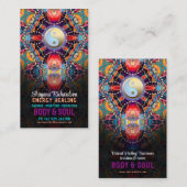 ヒーリングブルーライトエナジースビジネスカード 名刺 (正面/裏面)