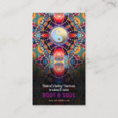 ヒーリングブルーライトエナジースビジネスカード 名刺 (裏面)