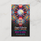 ヒーリングブルーライトエナジースビジネスカード 名刺 (正面)