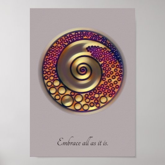 ヒーリングプレゼンス001 – ポスター (正面)