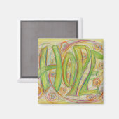 ヒーリングホープ語アートカスタム冷蔵庫用マグネット マグネット (正面/裏面)