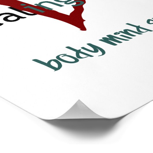 ヒーリングポスター(標準写真フレームサイズ) ポスター (角)