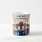 ヒーリングマグインスパイアのハート コーヒーマグカップ (中央)