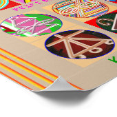 ヒーリングマスターのシンボル – プレミアム紙 ポスター (角)