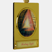 ヒーリングライト ゴールドプレートバナーオーナメント (右)