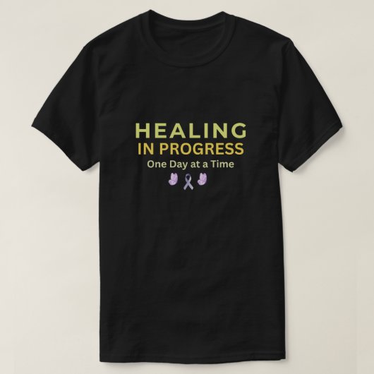 ヒーリング中 - ミニマルなデザインのTシャツ Tシャツ (デザイン正面)