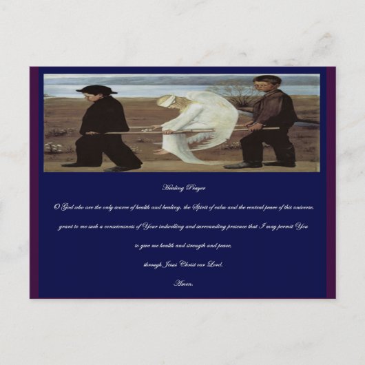 ヒーリング祈りの言葉 ポストカード (正面)