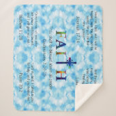 ヒーリング聖なる書物、 経典ズファイト毛布 シェルパブランケット (正面)