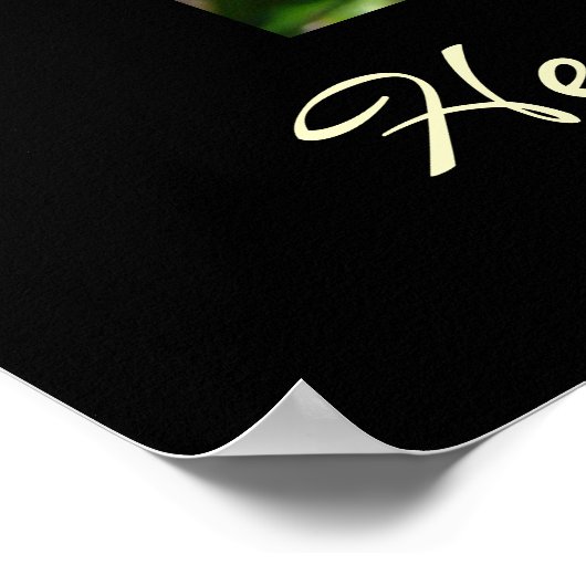 ヒーリングTouchやさしさアートプリントオレンジリリー ポスター (角)