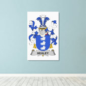 ヒーリー家紋 キャンバスプリント (インサイチュ (ウッドフロア))