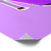 ヒールで食事!授乳デザイン ポスター (角)