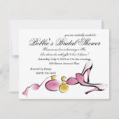 ヒールと香水 招待状 (正面)