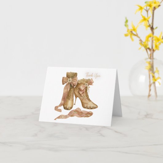 ヒールのスタイルビクトリアン付き カード (黄色い花)