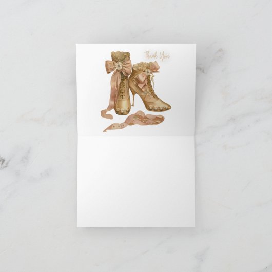 ヒールのスタイルビクトリアン付き カード (内部)