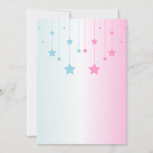 ヒールまたはホイールの性別の表示招待状 招待状 (裏面)