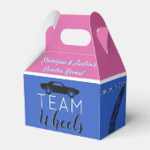 ヒールまたはホイール |ピンクとブルー{Car}性別の表示 フェイバーボックス (裏面サイド)