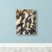 ヒールもしフィット | デザイナーヒール絵を描現実主義 キャンバスプリント (インサイチュ (ウッドフロア))