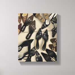 ヒールもしフィット | デザイナーヒール絵を描現実主義 キャンバスプリント
