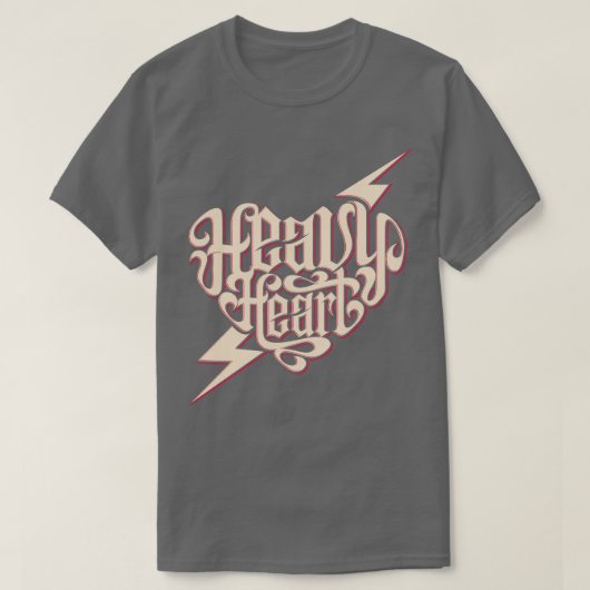 ヒールハートラブ引用文 Tシャツ (デザイン正面)