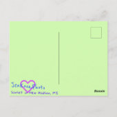 ヒール青はがき ポストカード (裏面)