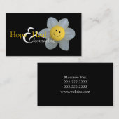 ヒール・カウンセリング・ライフ・コーチセラピーセラピスト 名刺 (正面/裏面)