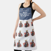 ヒーロおもしろいすごいキャットオールオーバープリントエプロン エプロン (インサイチュ)