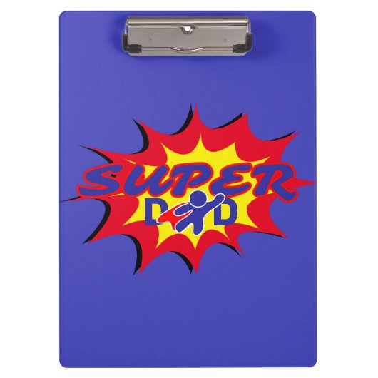 ヒーロすごいパパ漫画本父の日 クリップボード (正面)