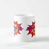 ヒーロすごいパパ漫画本父の日 コーヒーマグカップ (中央)