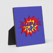 ヒーロすごいパパ漫画本父の日 フォトプラーク (正面)