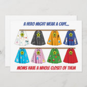 ヒーロすごいママママータイムケープフラユーモアのあるット シーズンカード (正面/裏面)