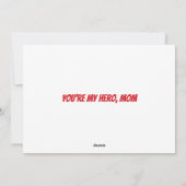 ヒーロすごいママママータイムケープフラユーモアのあるット シーズンカード (裏面)