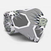 ヒーロすごいークラシック・バム!グレースケールアクションバブル ネクタイ (ロール)