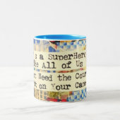 ヒーロすごいーコーヒーマグ ツートーンマグカップ (中央)