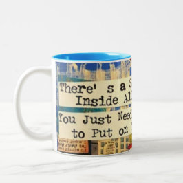 ヒーロすごいーコーヒーマグ ツートーンマグカップ