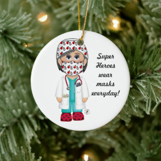 ヒーロすごいーズ衣服マスク セラミックオーナメント