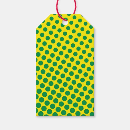 ヒーロすごい漫画ザプおもしろいポーカラフルドブーム ギフトタグ (正面)