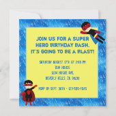 ヒーロボすごいーイズビデイパーティー 招待状 (裏面)