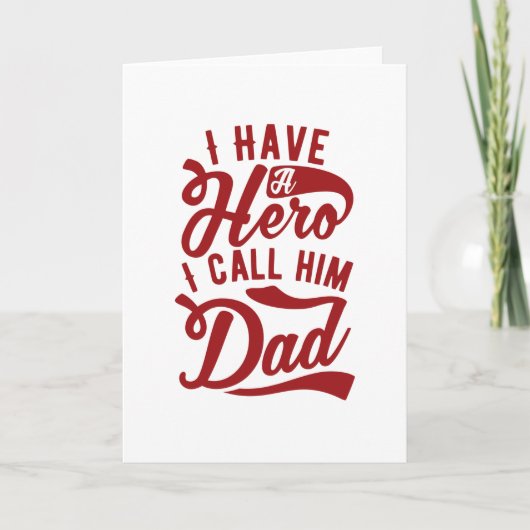 ヒーローがいる カード (正面)